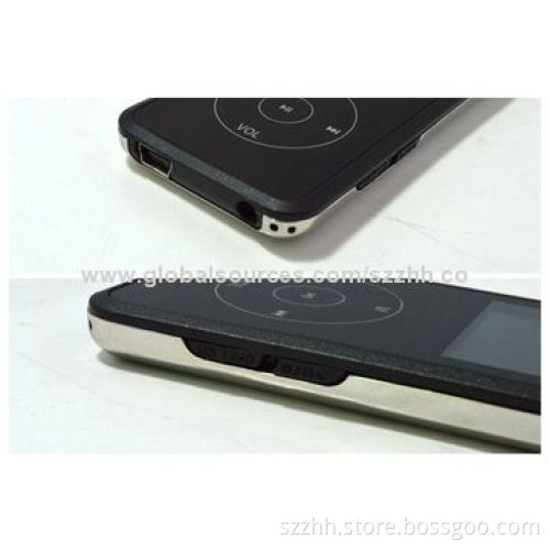 1.8-inch Touch Keypad MP4 Player, Supports TXT E-book/FM Radio/Voice Recorder/Rechargeable Battery